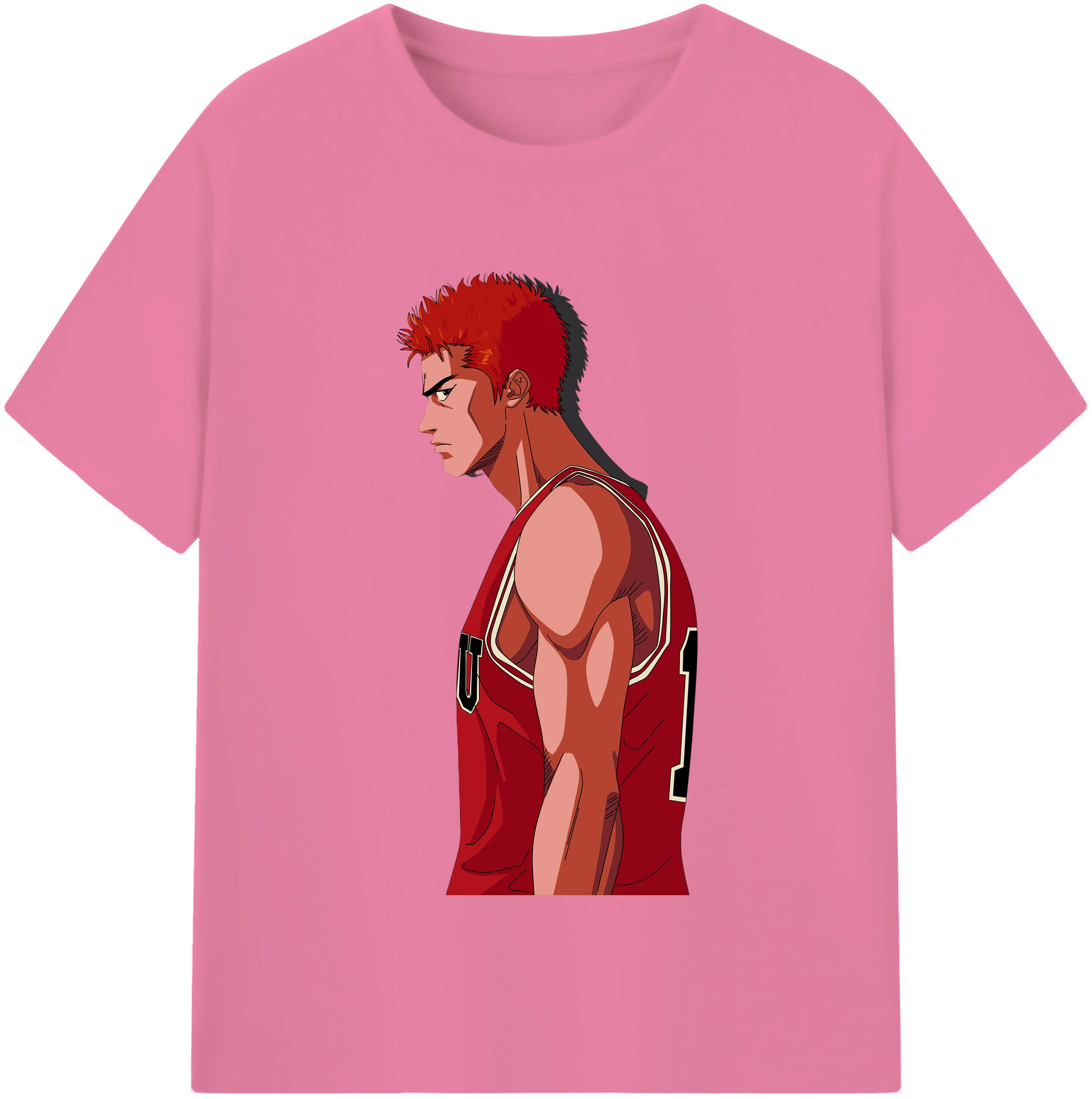 SLAM DUNK／スラムダンク 綿100％半袖Tシャツ（フロントプリント）